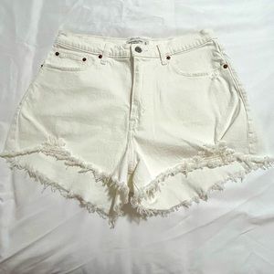 Abercrombie curve love mom shirt high rise